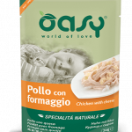 OASY specialità naturale buste POLLO con FORMAGGIO
