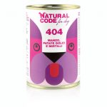 NATURAL CODE 404 umido per cani MANZO PATATE DOLCI E MIRTILLI