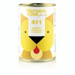 NATURAL CODE 411 umido per cani ANATRA CONIGLIO E PATATE