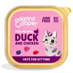 Edgard&Cooper "Feed me real" Anatra e Pollo per Gattini Kitten