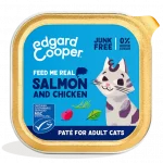 Edgard&Cooper "Feed me real" Salmone e Pollo per Gatti