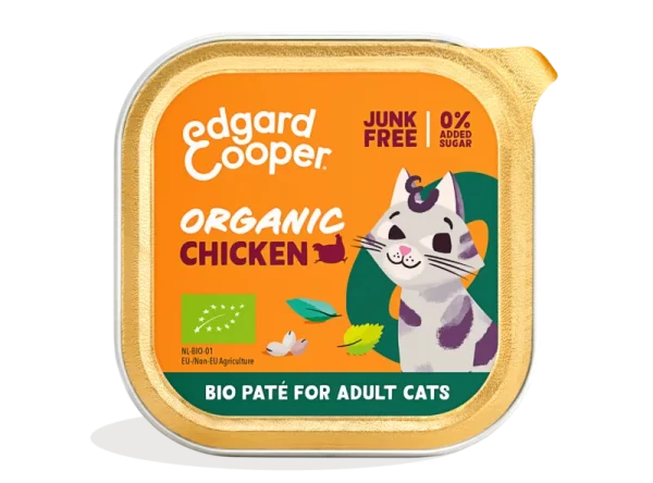 Edgard&Cooper "Feed me real" Organic Pollo Biologico per Gatti