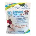 Officinalis Dental stick del BUON GIORNO con fragola e salvia - Mini (fino 10 Kg)