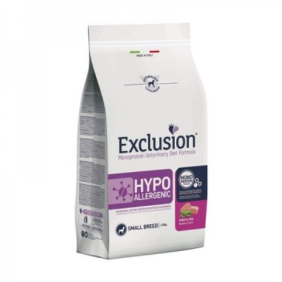 Exclusion Hypoallergenic Maiale e Piselli Small