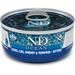 Farmina ND Ocean TONNO MERLUZZO GAMBERETTO E ZUCCA KITTEN