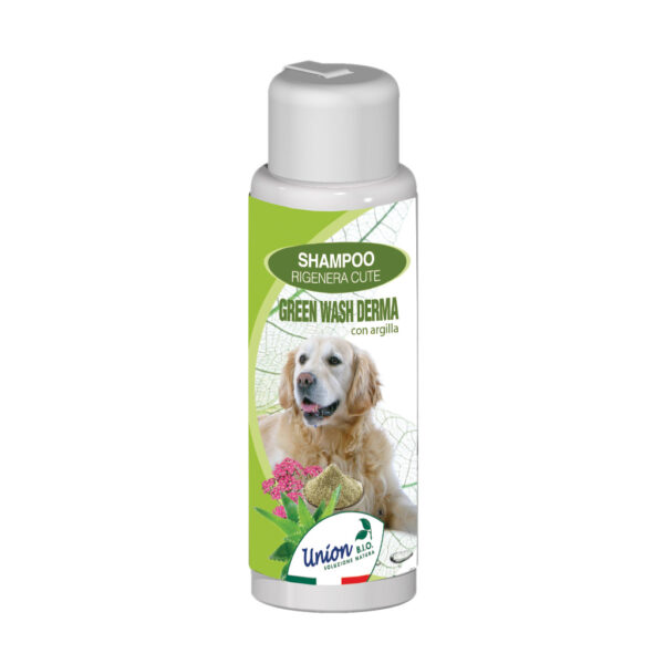 UnionBio Green Wash Derma Shampoo con Argilla
