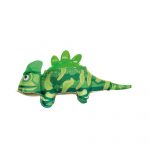 IMAC Gioco per cani Peluche Camaleonte  Iguana con schiena di plastica