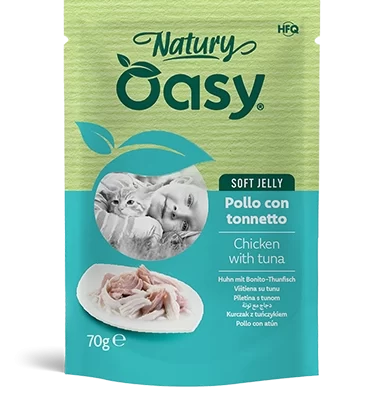 Oasy Natury Soft Jelly Buste Pollo con Tonnetto