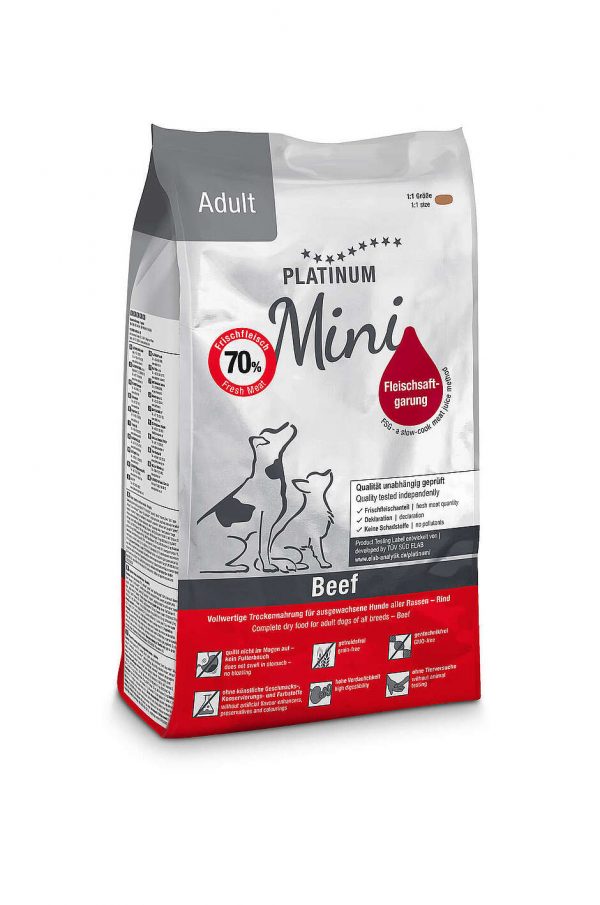 Platinum adult beef mini
