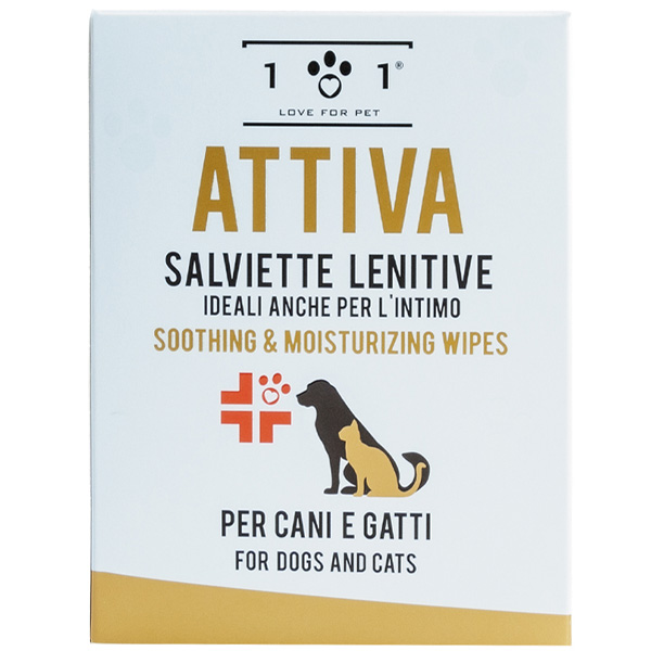 Salviette detergenti per cani e gatti Pet Wipes 40 Pezzi - Padovan