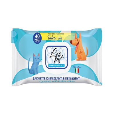 Salviette detergenti per cani e gatti Pet Wipes 40 Pezzi - Padovan