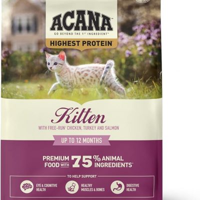 acana kitten highest protein