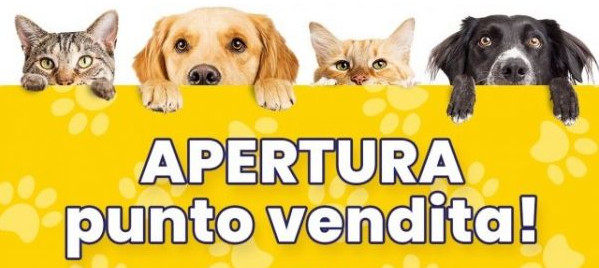 Banner negozio per animali treviso