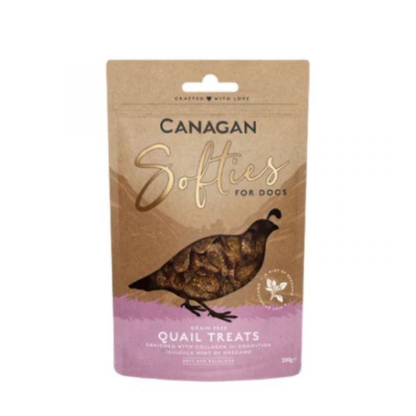 Canagan Softies Quail Snack per Cani con Quaglia