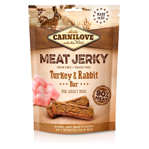 carnilove jerky tacchino e coniglio