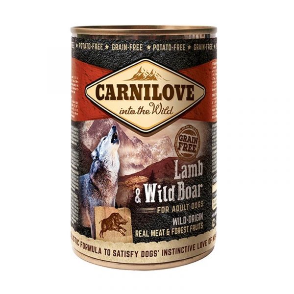 carnilove umido adult agnello e cinghiale da 40 grammi