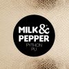 MILK AND PEPPER Collari Collier Stardust - Titan - 30 cm x 1,5 cm