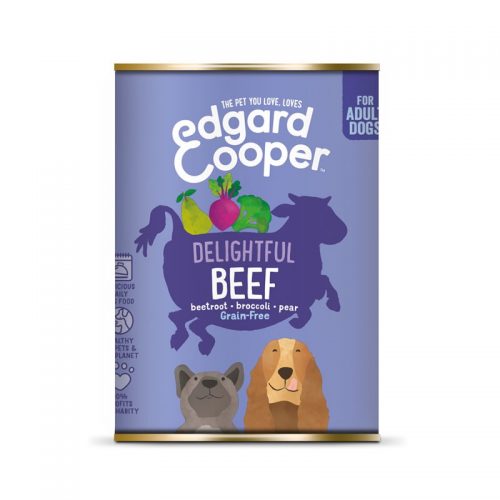 Cibo Umido Per Cani Edgard &amp; Cooper - Agnello E Manzo 150g X11, Senza Cereali, Ingredienti Naturali