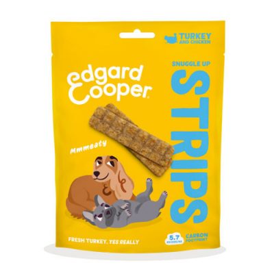 Edgard Cooper Strips Striscette di Tacchino e Pollo per cani