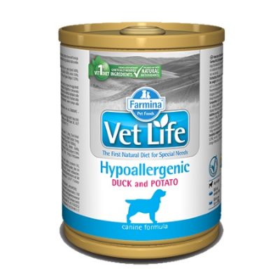 Farmina Vet Life Hypoallergenic Anatra e Patate Umido Cane