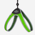 PRATIKO Pettorina Air Rete con chiusura a Laccio regolabile Verde Fluo - 1