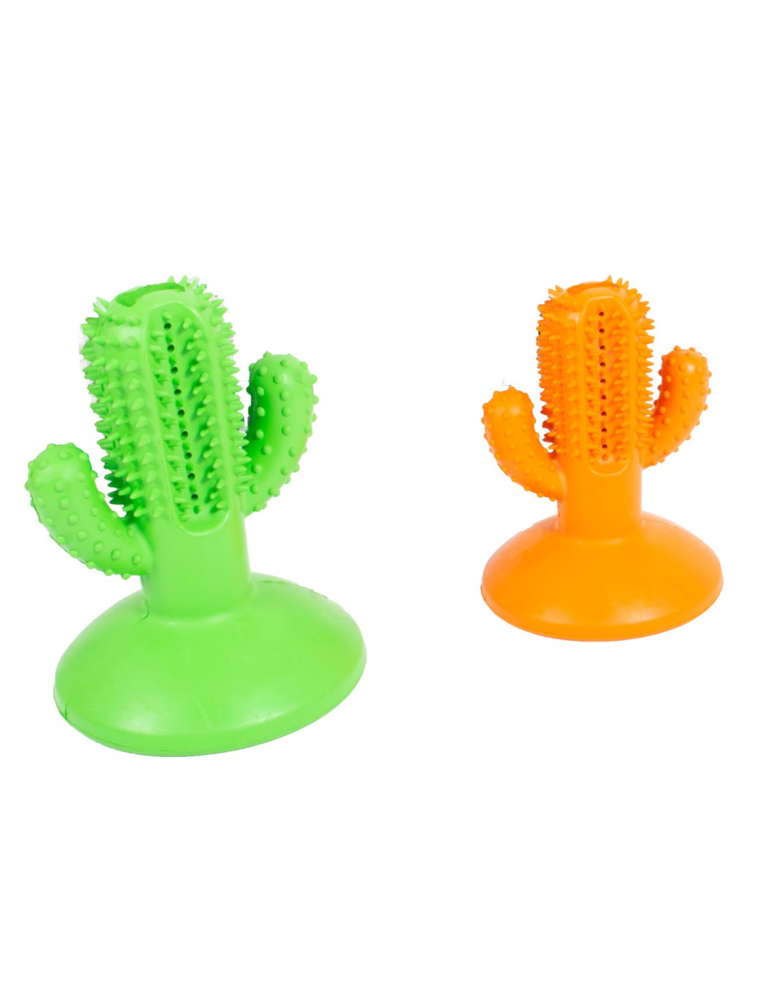 FARM COMPANY Gioco Dentale per Cani Cactus PortaSnack con Ventosa