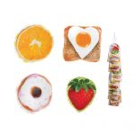 IMAC Gioco per cani Peluche FOOD DESIGN con Sonaglio