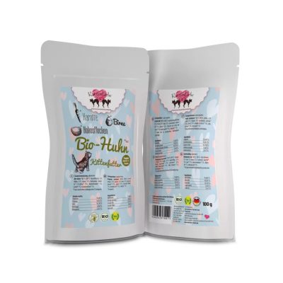 Katzen Liebe Kitten Pollo Biologico con Carote Bio Umido per Gattini
