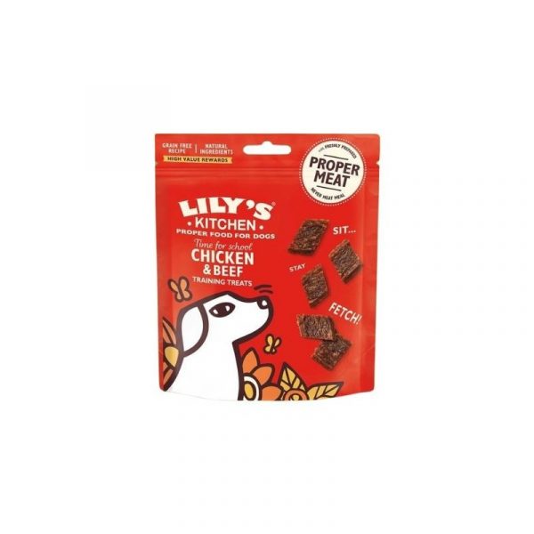 Lily’s Kitchen Biscottini Bio 100% per l’ADDESTRAMENTO con Pollo e Manzo