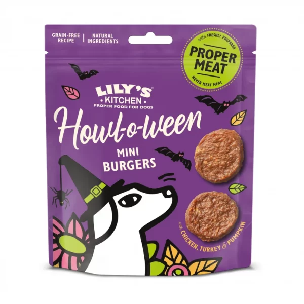 Lily's Kitchen mini burger halloween
