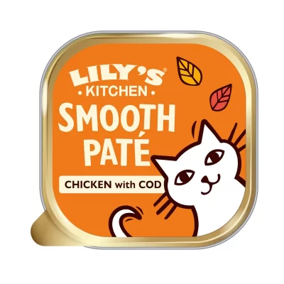 Lily's Kitchen Smooth Patè Pollo con merluzzo Umido Gatto