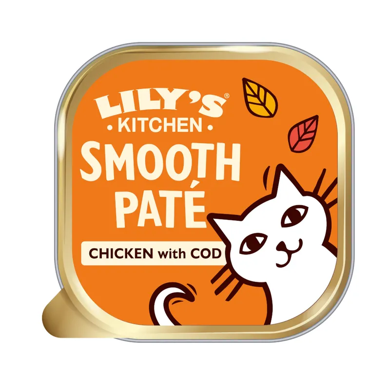 Lily's Kitchen Smooth Patè Pollo con merluzzo Umido Gatto