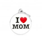 My Family MEDAGLIETTA Charms " I LOVE MOM "