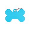My Family MEDAGLIETTA Basic Aluminium COLOR AZZURRO - OSSO - GRANDE