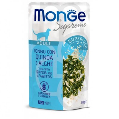 Monge Umido Gatto Supreme Adulto Tonno Quinoa e Alghe