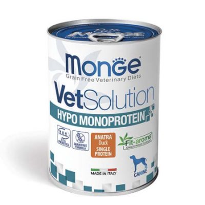 Monge Vet Solution Hypo Monoproteico Anatra Umido Cane