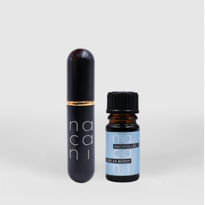 nacani relax buddy con olio di ricarica nero