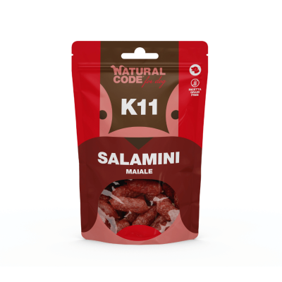 Natural Code Snack Cane Salamini Maiale