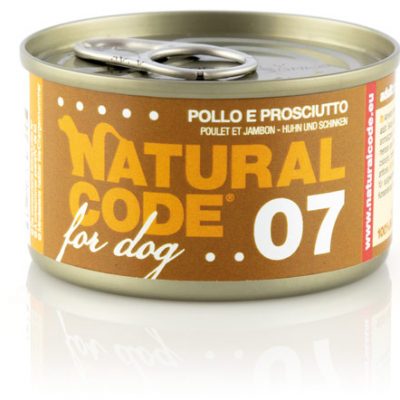 Natural Code 07 Pollo e Prosciutto Umido Cane