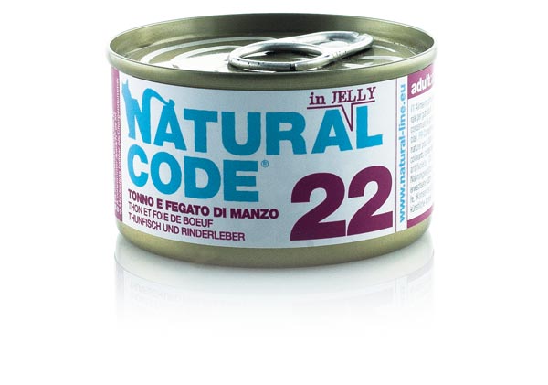 natural code 22 tonno e fegato di manzo