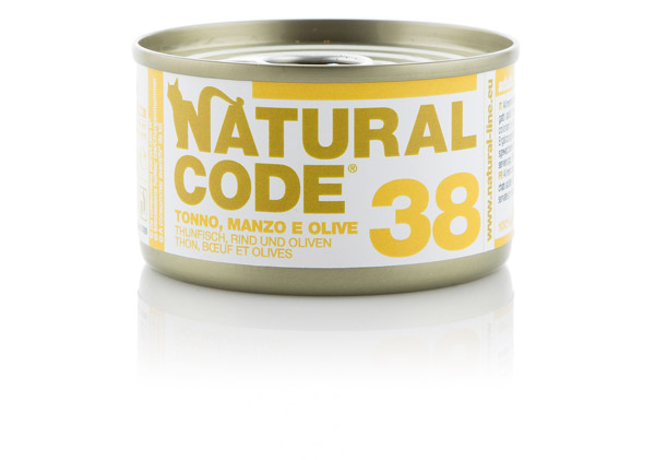 natural code 38 tonno manzo e olive