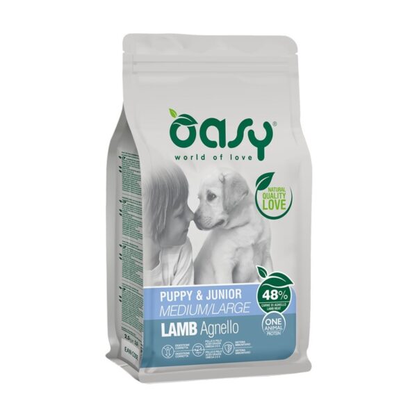 Oasy Crocchette per cuccioli Agnello