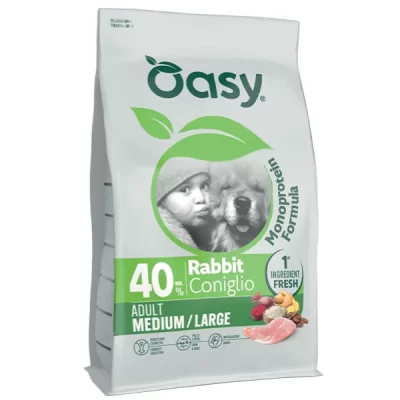 Oasy Crocchette per cani Coniglio