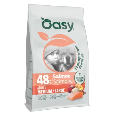 Oasy Crocchette per cani al Salmone