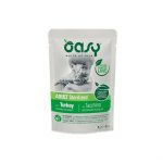 Oasy Bocconcini in salsa per gatti sterilizzati al TACCHINO