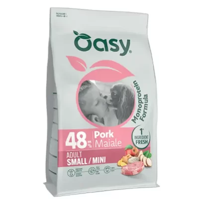 Oasy Crocchette al Maiale per cani piccola taglia