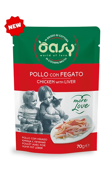 OASY MORE LOVE Pollo con fegato in busta