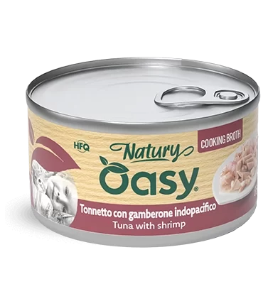 OASY Natury Cooking Broth Tonnetto con Gamberone Indopacifico