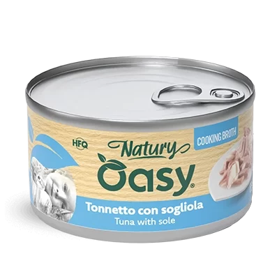OASY Natury Cooking Broth Tonnetto con Sogliola