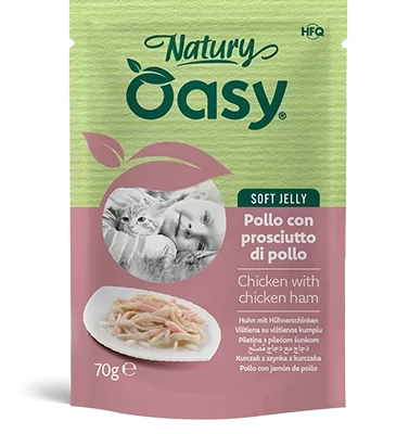 OASY Natury Soft Jelly Buste Pollo con Prosciutto di Pollo